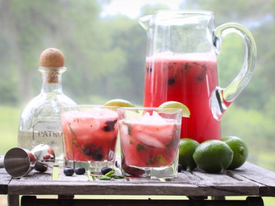 Watermelon Tequila Punch Cocktail